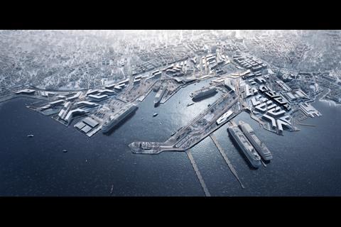Zha port of tallinn masterplan render by va 001